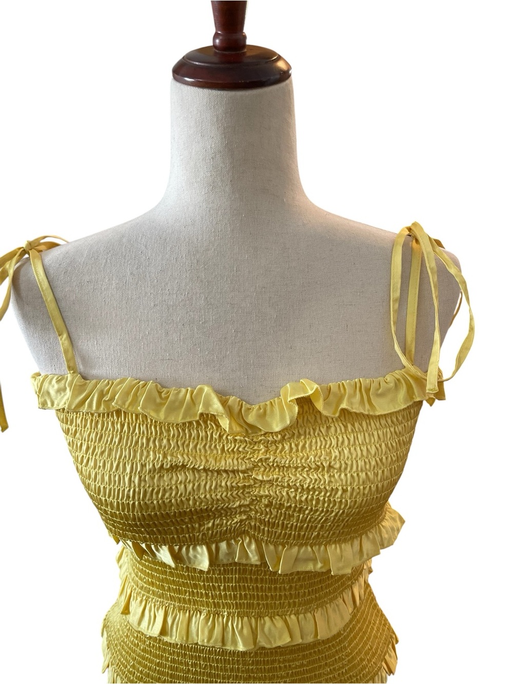 SHOW ME YOUR MUMU Stella Smocked Midi Dress - Picture 6 of 14